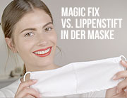 Perfekt für Gesichtsmasken-Trägerinnen: ARTDECO Magic Fix fixiert Lippenstift - Tipp für saubere Masken (©Screenshot: ARTDECO)